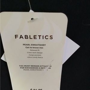 Sweatshirt, Fabletics, black, l